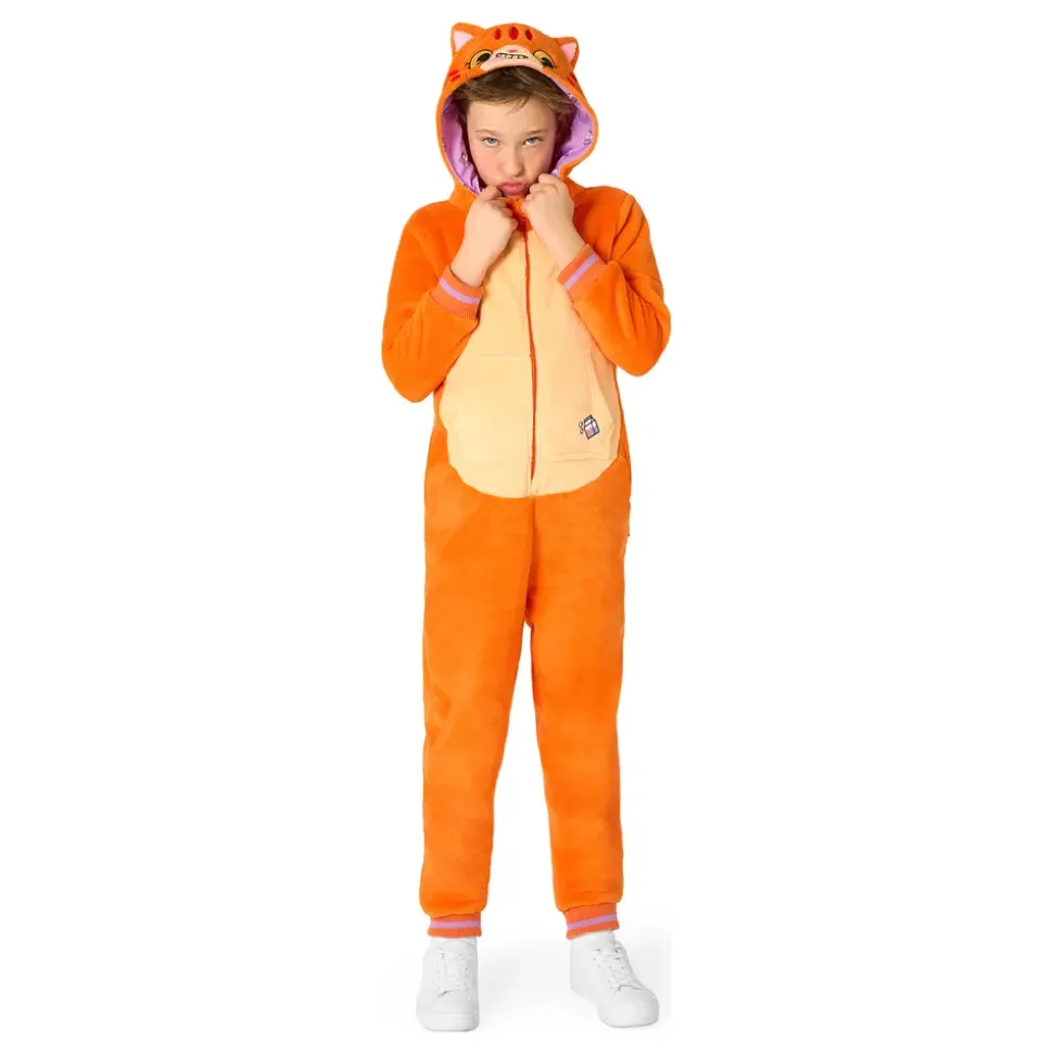OppoSuits Röd Katt Barn Onesie