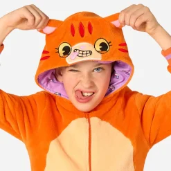 OppoSuits Röd Katt Barn Onesie