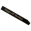Ordensband Happy 18th Birthday Svart/Guld