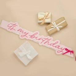 Ordensband It's My Birthday Rosa