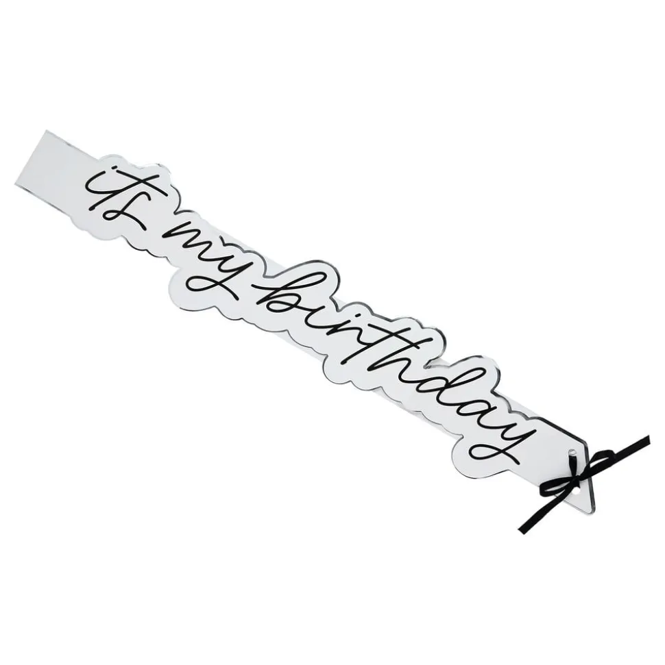 Ordensband It's My Birthday Silver