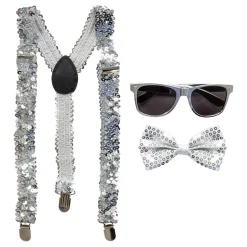 Paljetthängslen Silver Kit