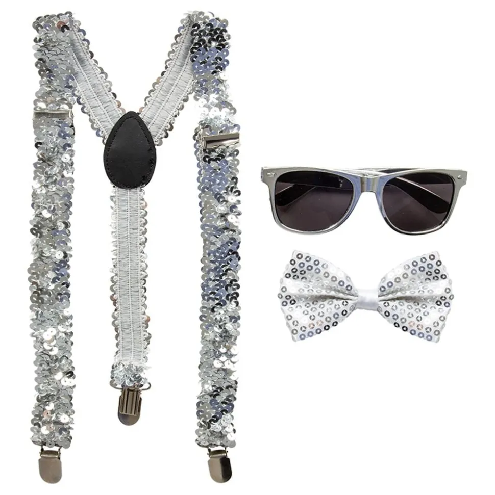 Paljetthängslen Silver Kit