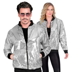 Paljettjacka Silver med Paljetter