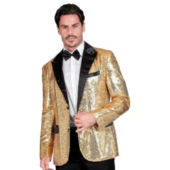 Paljettkavaj Herr Guld