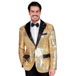 Paljettkavaj Herr Guld