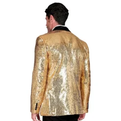 Paljettkavaj Herr Guld