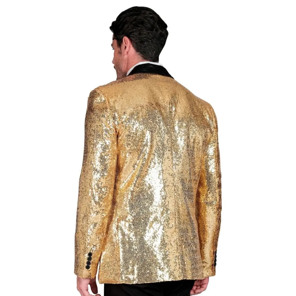 Paljettkavaj Herr Guld