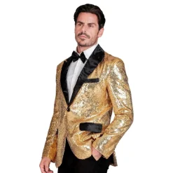 Paljettkavaj Herr Guld