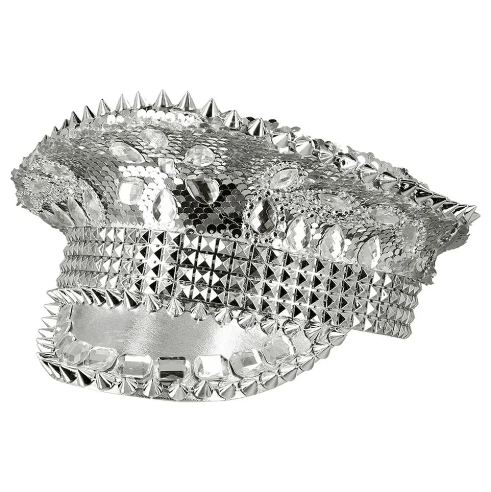 Paljettkeps med Nitar Silver