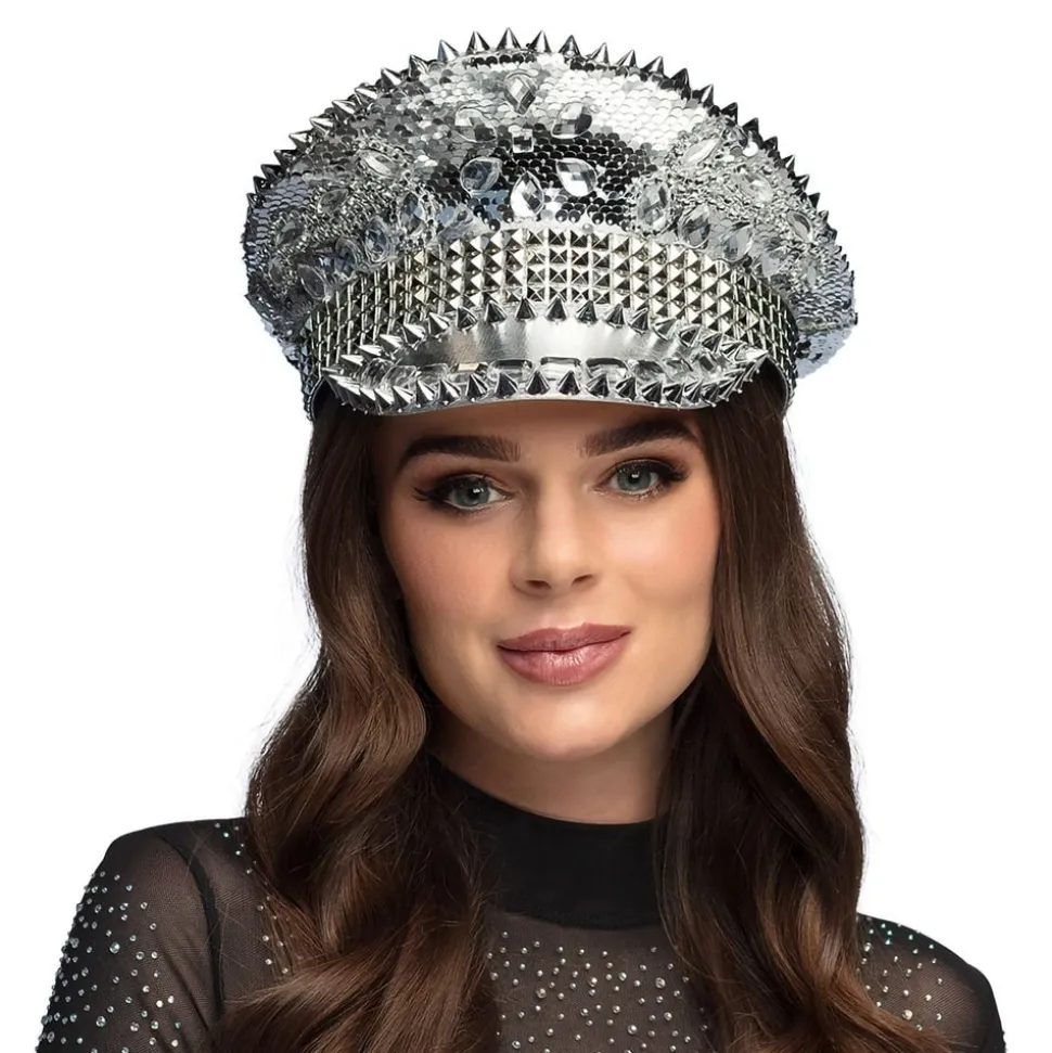 Paljettkeps med Nitar Silver