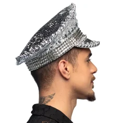 Paljettkeps med Nitar Silver
