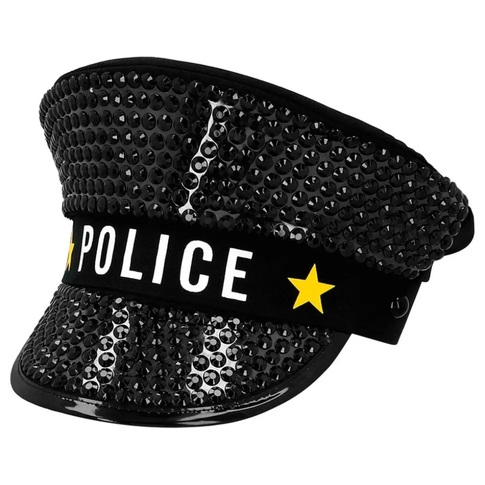 Paljettkeps Polis Sparkle