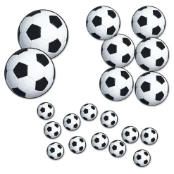 Pappersdekorationer Fotbollar