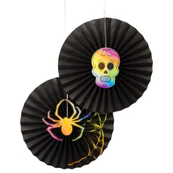 Pappersfjädrar Halloween Svart