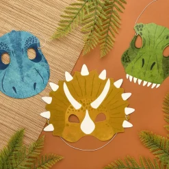 Pappersmasker Dinosaurier
