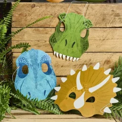 Pappersmasker Dinosaurier
