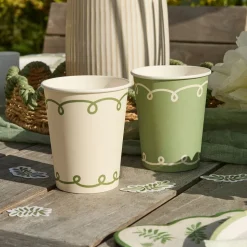 Pappersmuggar Gröna Löv Botanic