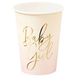 Pappersmuggar Baby Girl Ljusrosa