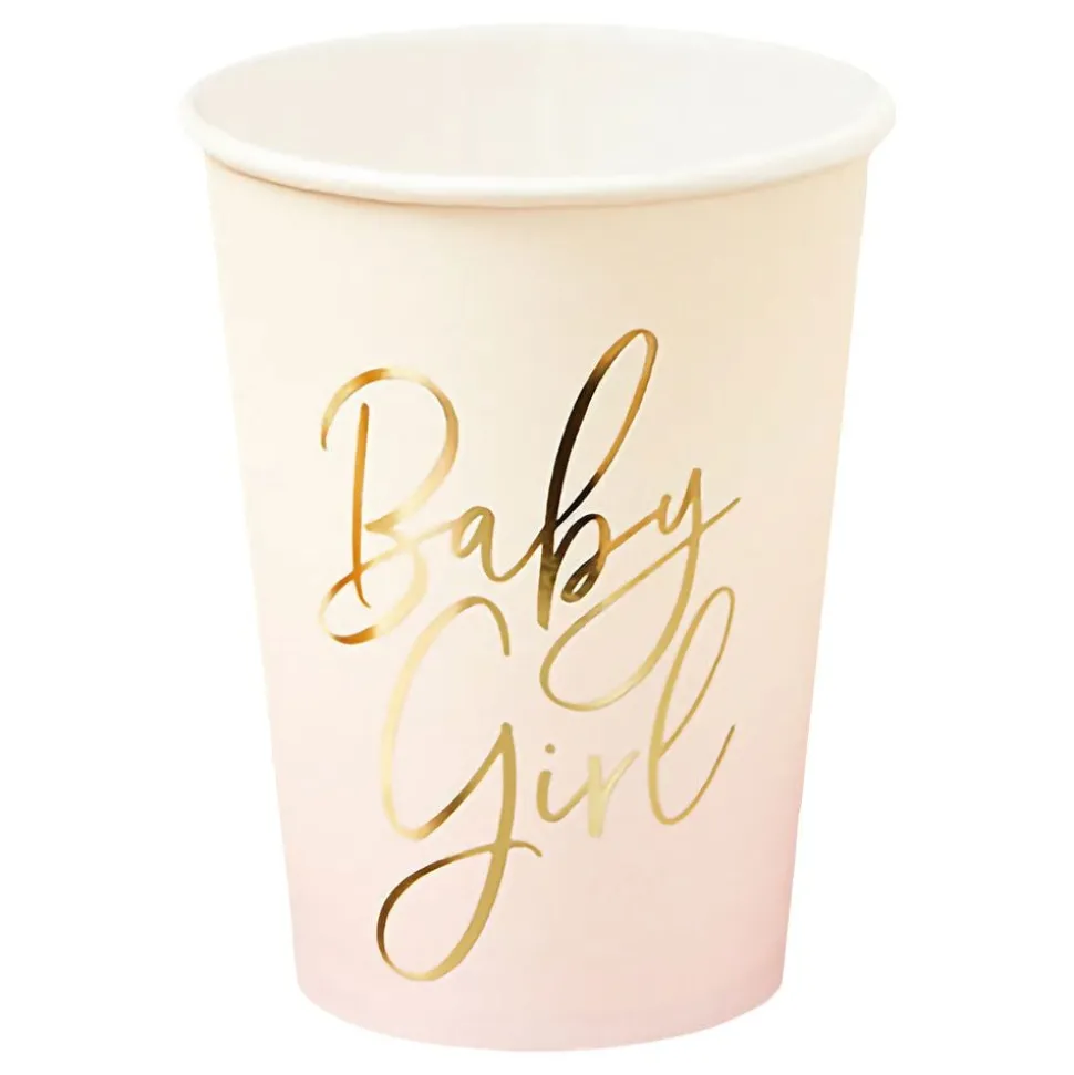 Pappersmuggar Baby Girl Ljusrosa
