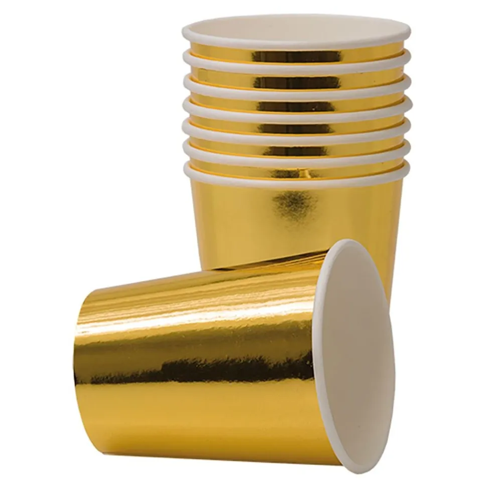 Pappersmuggar Guld Metallic