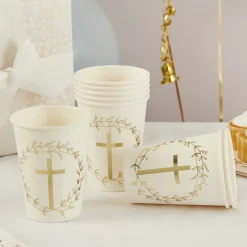Pappersmuggar Kors Guld