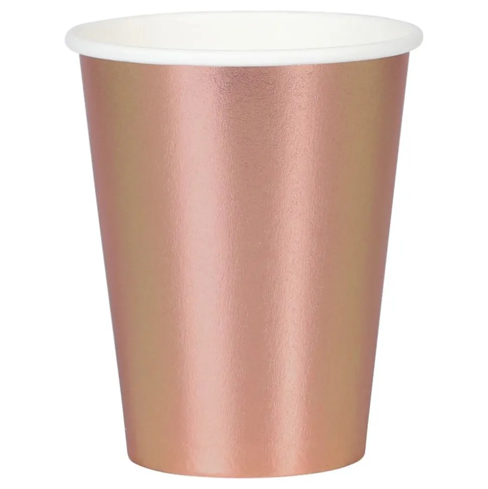 Pappersmuggar Roséguld Metallic