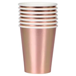 Pappersmuggar Roséguld Metallic