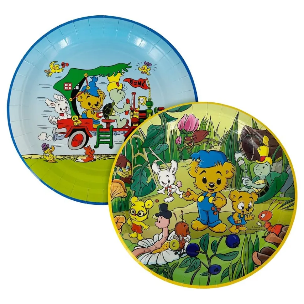 Papperstallrikar Bamse