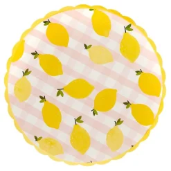 Papperstallrikar Citroner