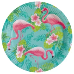 Papperstallrikar Flamingo Paradise