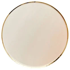 Papperstallrikar Guld/Persika Ombre