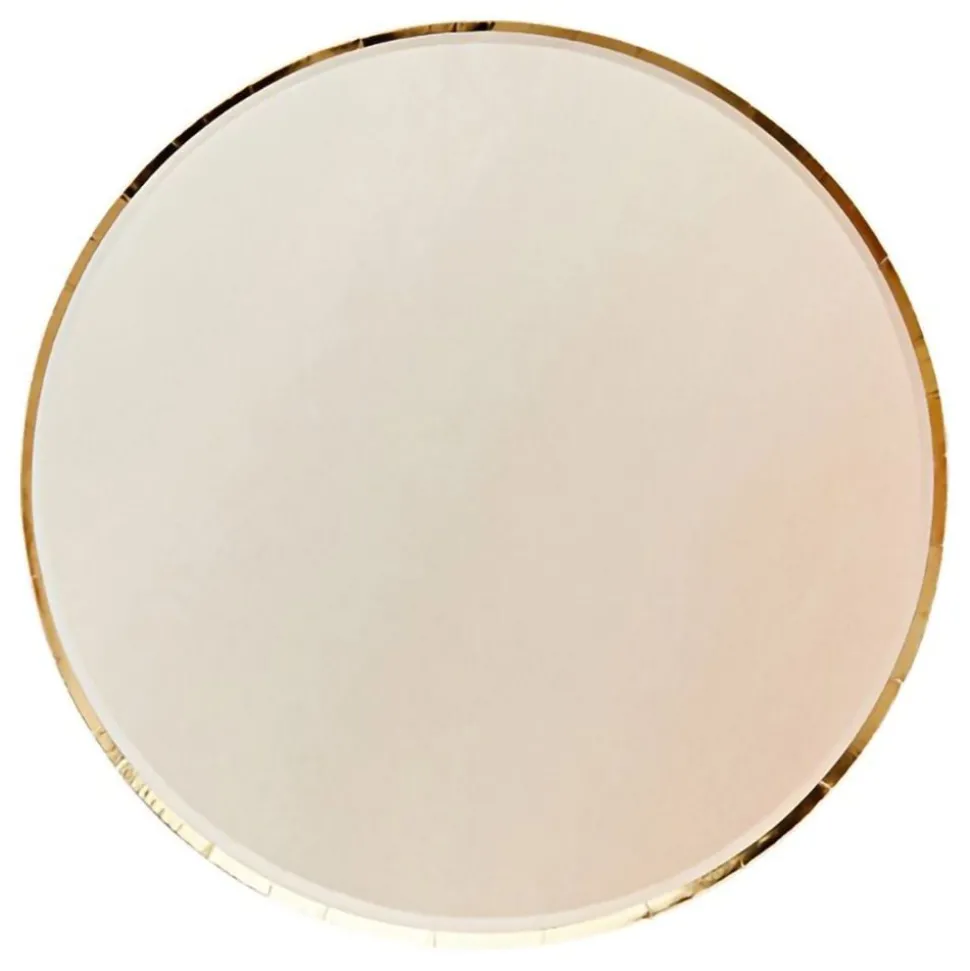 Papperstallrikar Guld/Persika Ombre