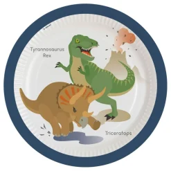 Papperstallrikar Happy Dinosaur