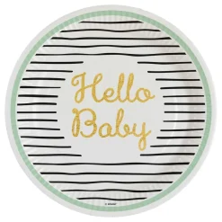 Papperstallrikar Hello Baby