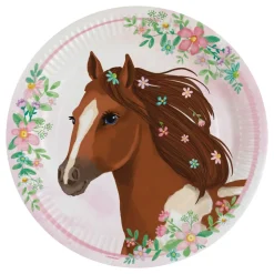 Papperstallrikar Hästar