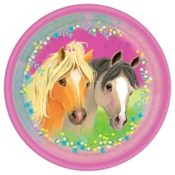 Papperstallrikar Hästar