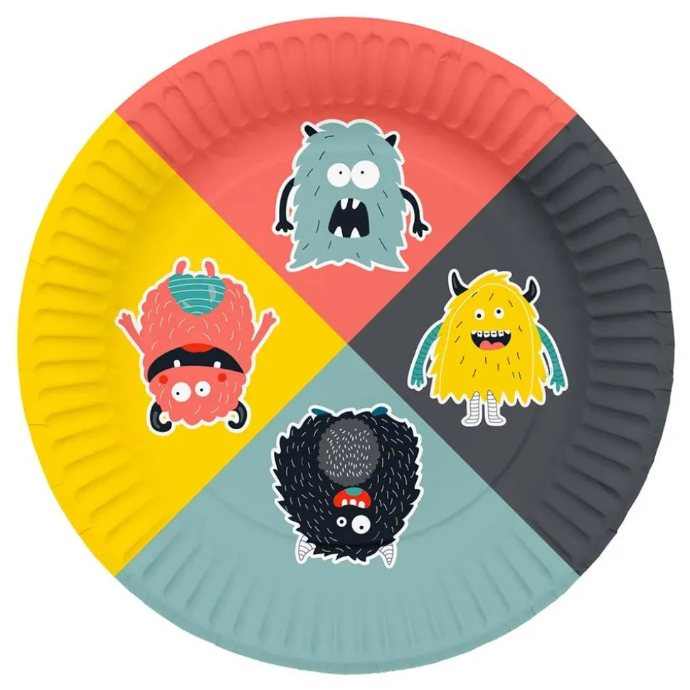 Papperstallrikar Monster Bash