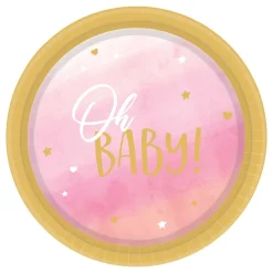 Papperstallrikar Oh Baby Girl
