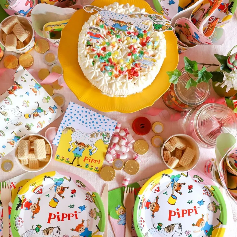 Papperstallrikar Pippi Långstrump