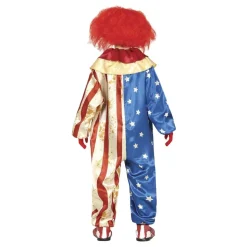 Patriotisk Clown Barn Maskeraddräkt