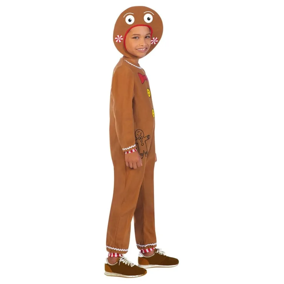 Pepparkaksgubbe Barn Maskeraddräkt