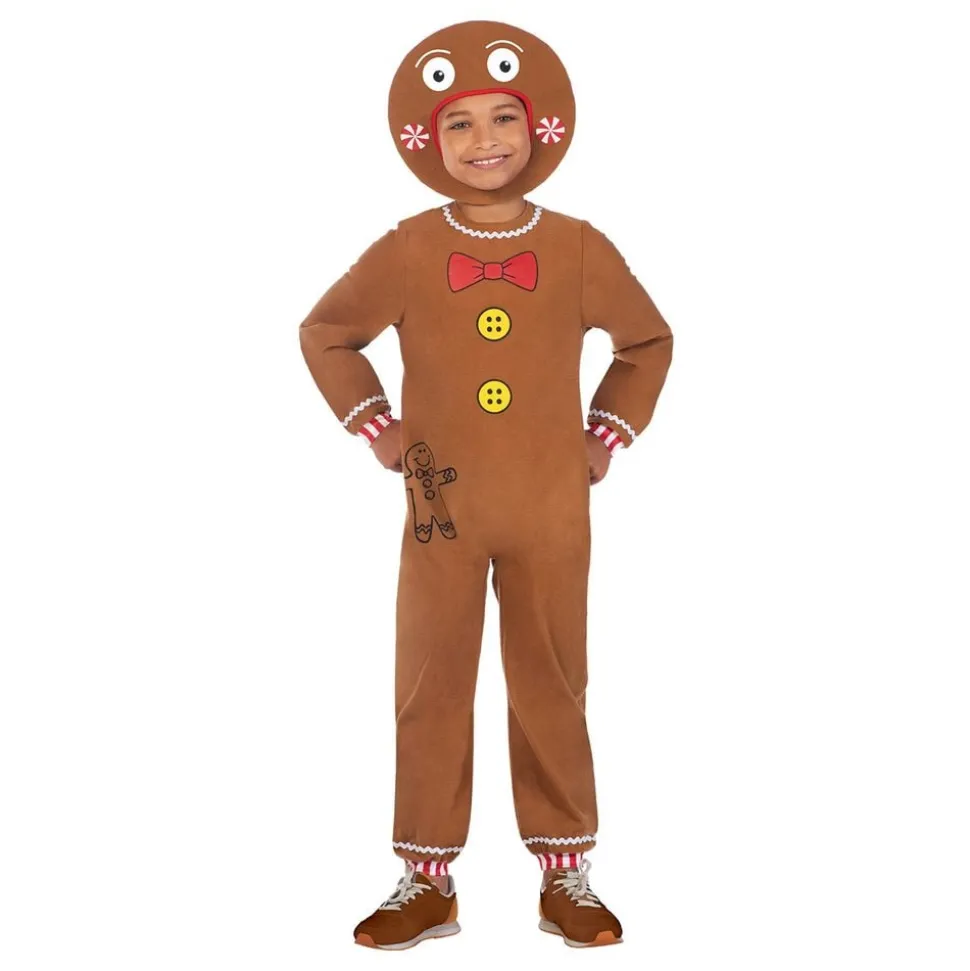 Pepparkaksgubbe Barn Maskeraddräkt