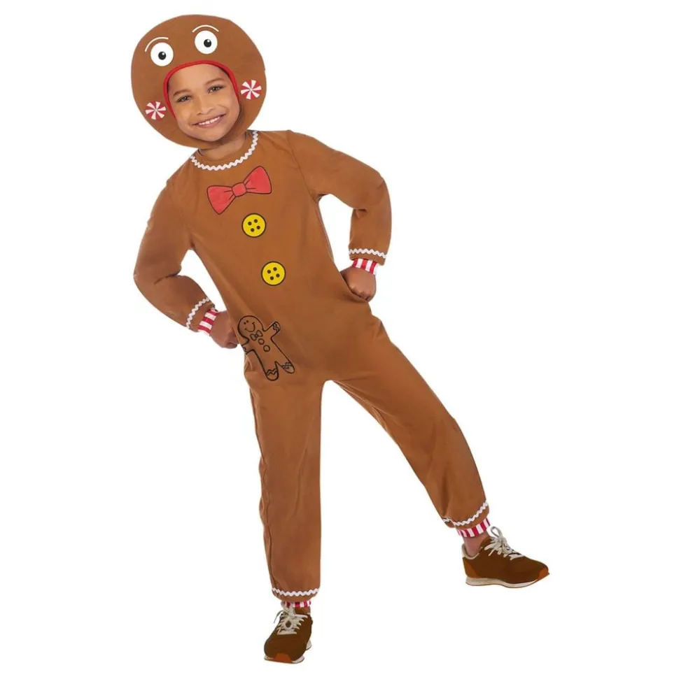 Pepparkaksgubbe Barn Maskeraddräkt