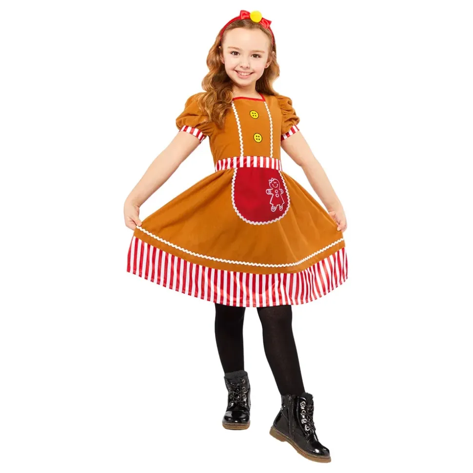 Pepparkaksgumma Barn Maskeraddräkt