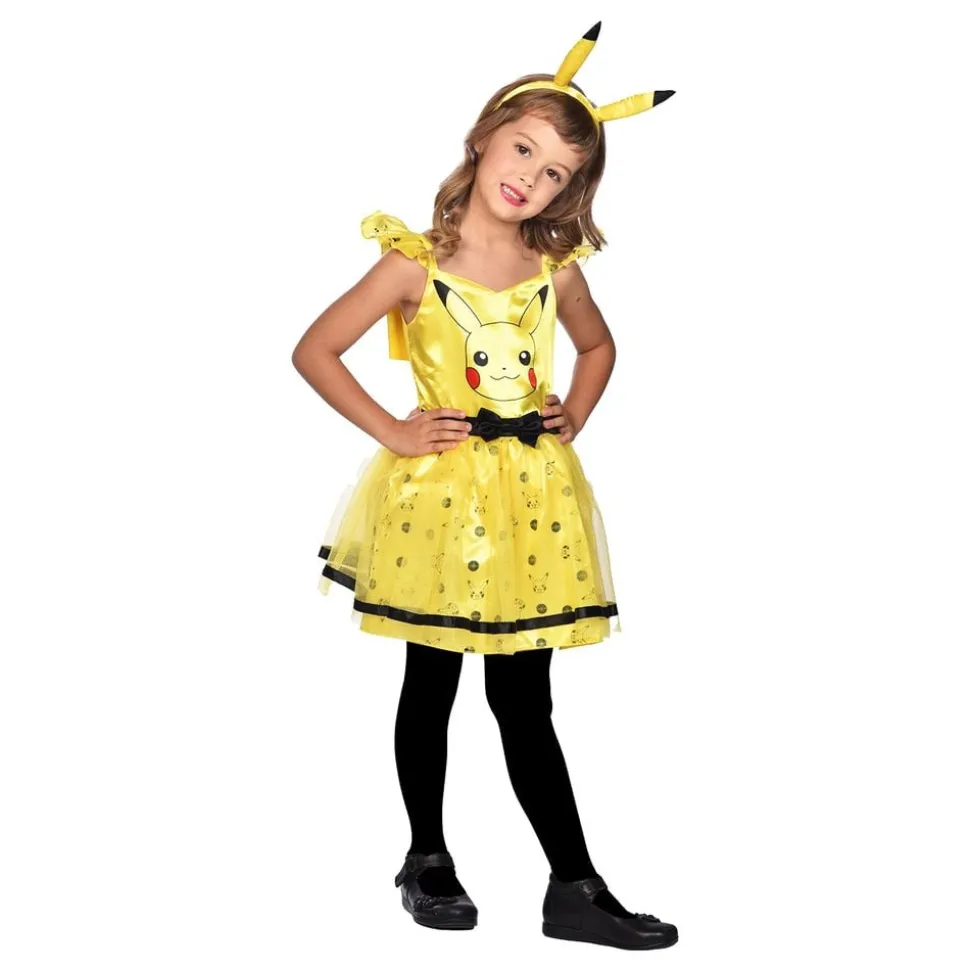 Pikachu Klänning Barn Maskeraddräkt