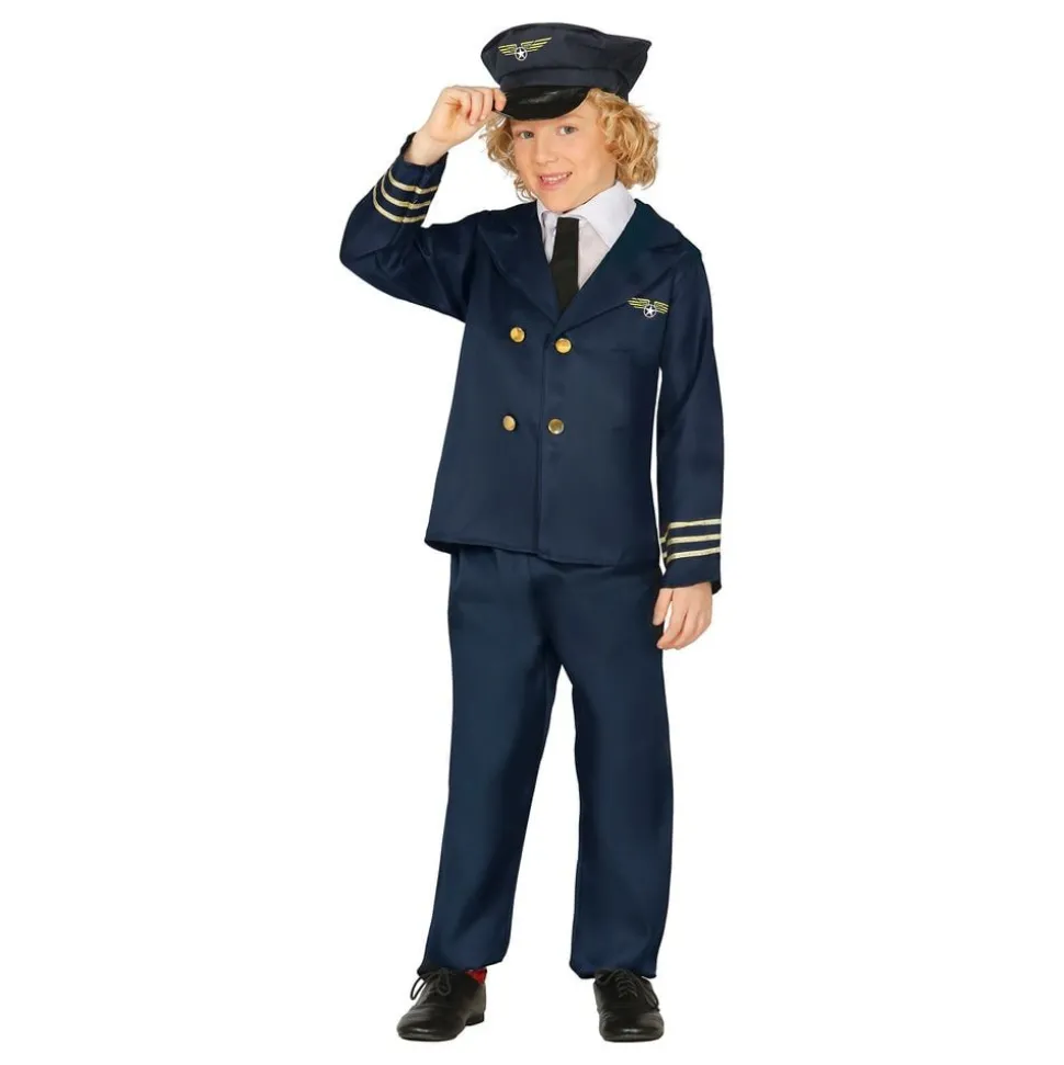 Pilot Barn Maskeraddräkt