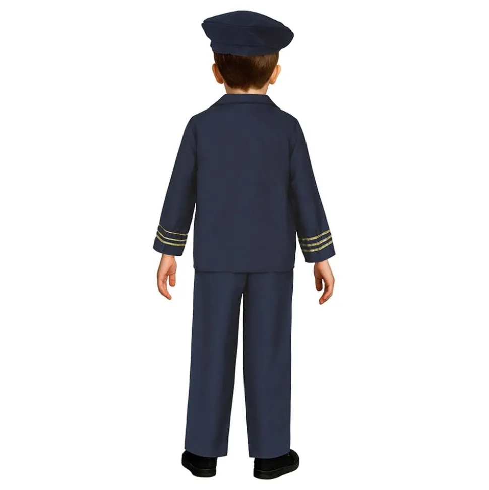 Pilot Barn Maskeraddräkt