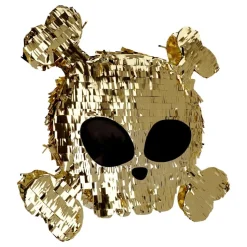 Pinata Dödskalle Guld