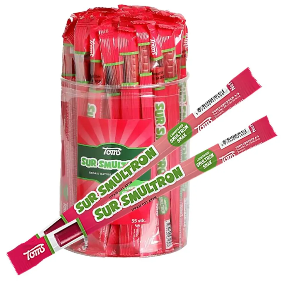 Pingvinstång Sur Smultron Storpack